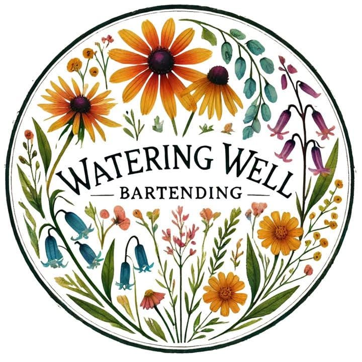 Watering Well Bartending event setup